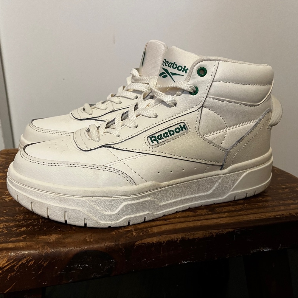 Reebok Cream High-Top Sneakers